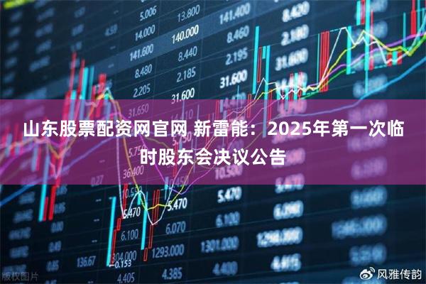 山东股票配资网官网 新雷能：2025年第一次临时股东会决议公告